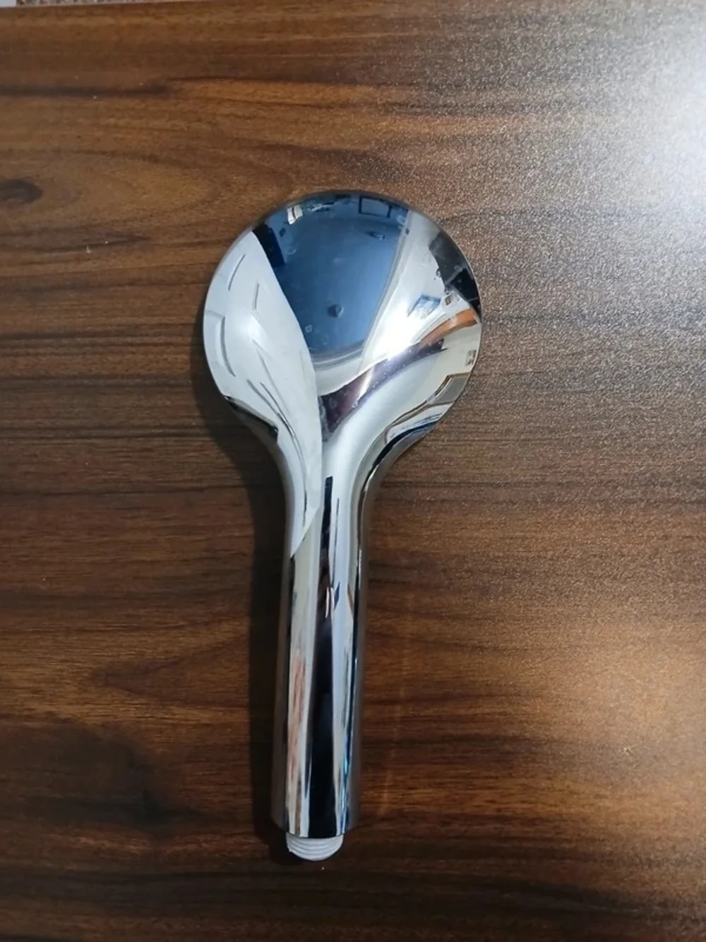 Chrome Handheld Shower Head - Silver and White - Picture 2 of 2